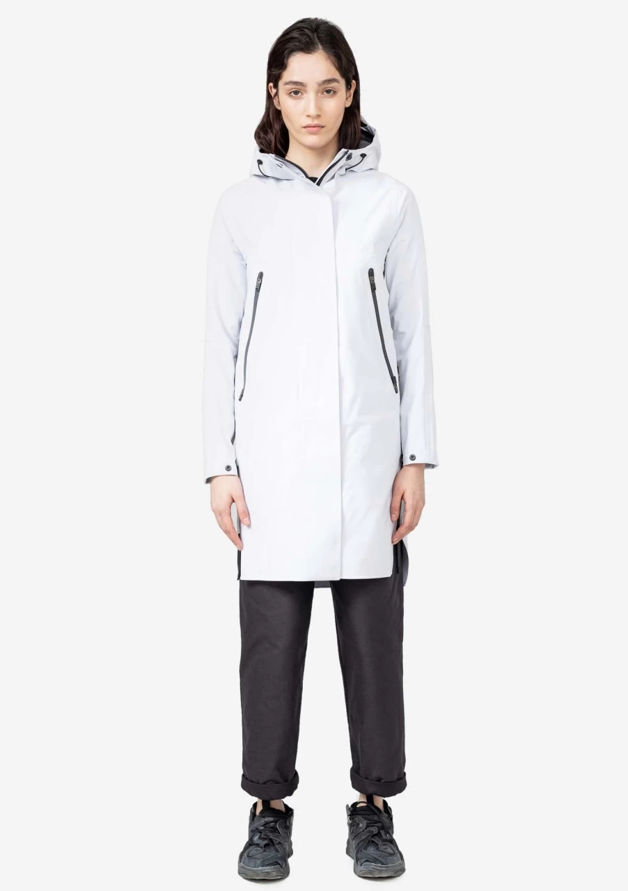 KRAKATAU Waterproof Hooded Raincoat for Men & Women - Lightweight Outdoor Windbreaker Mishima Style