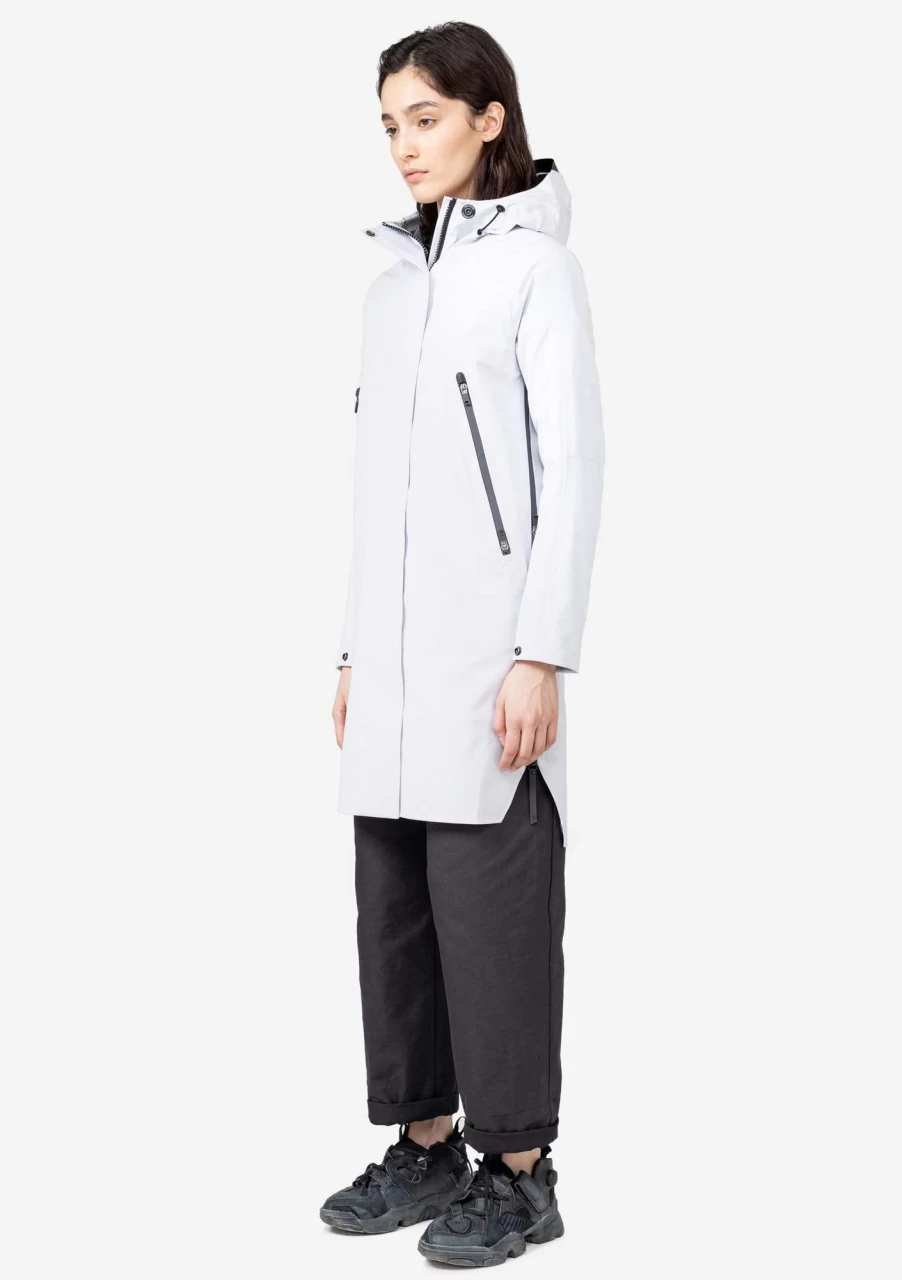 KRAKATAU Waterproof Hooded Raincoat for Men & Women - Lightweight Outdoor Windbreaker Mishima Style