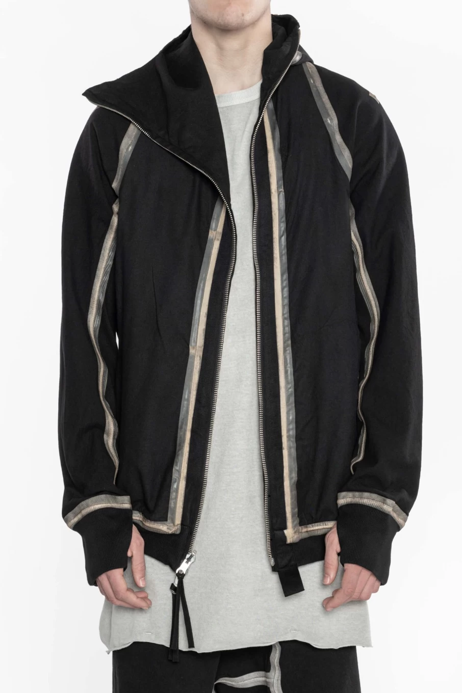 Boris Bidjan Saberi Hybrid Zipper 2.1 Leather Jacket - BBS Streetwear Collection