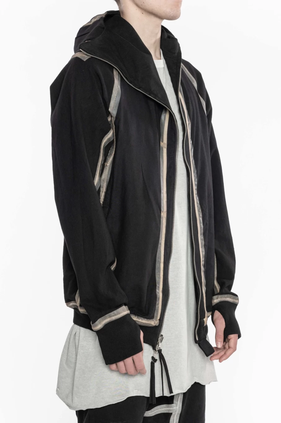 Boris Bidjan Saberi Hybrid Zipper 2.1 Leather Jacket - BBS Streetwear Collection