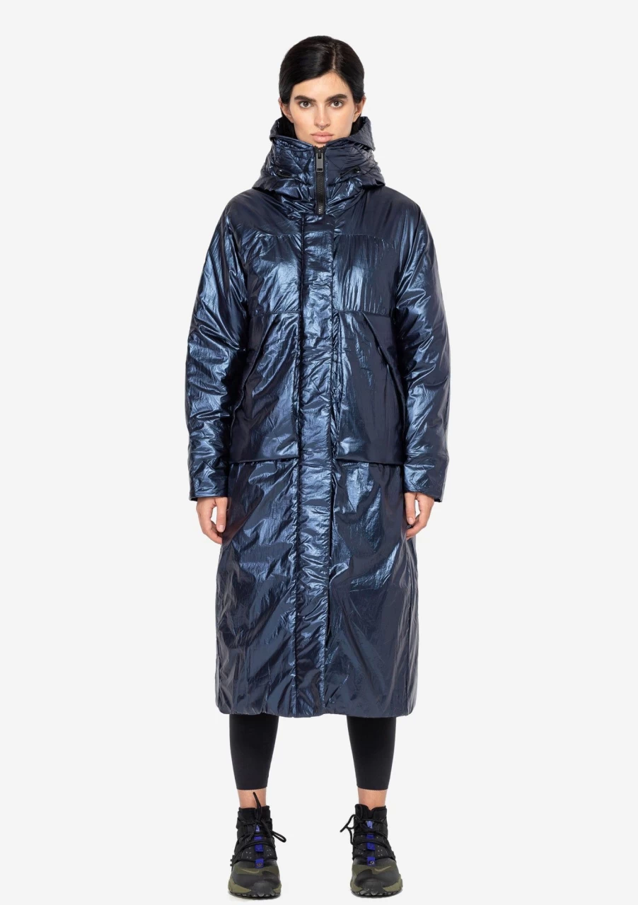 KRAKATAU Amery Long Padded Coat - Winter Warm Insulated Jacket for Men & Women