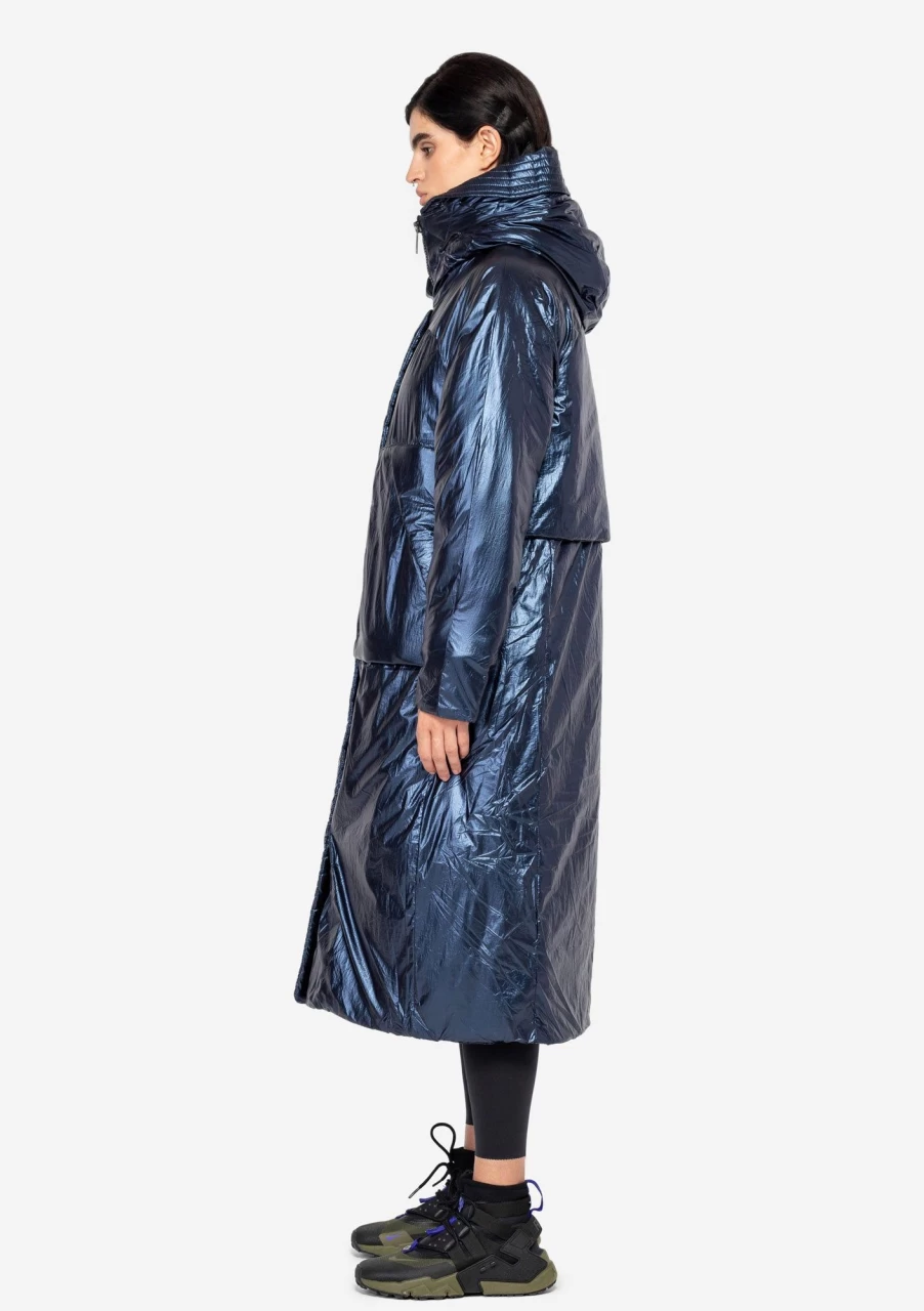 KRAKATAU Amery Long Padded Coat - Winter Warm Insulated Jacket for Men & Women