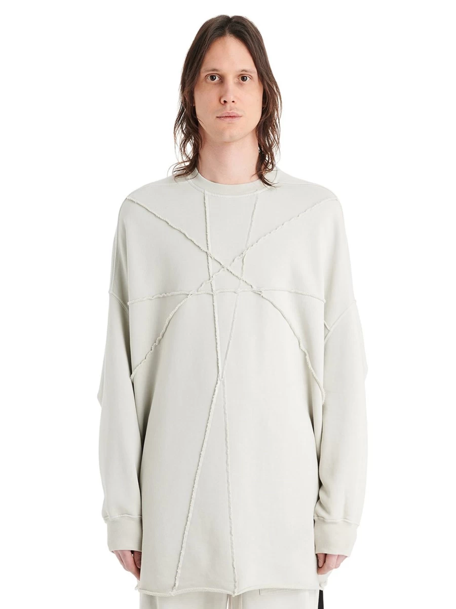 Rick Owens Crater Knit Tunic - Oversized Cotton Blend Top