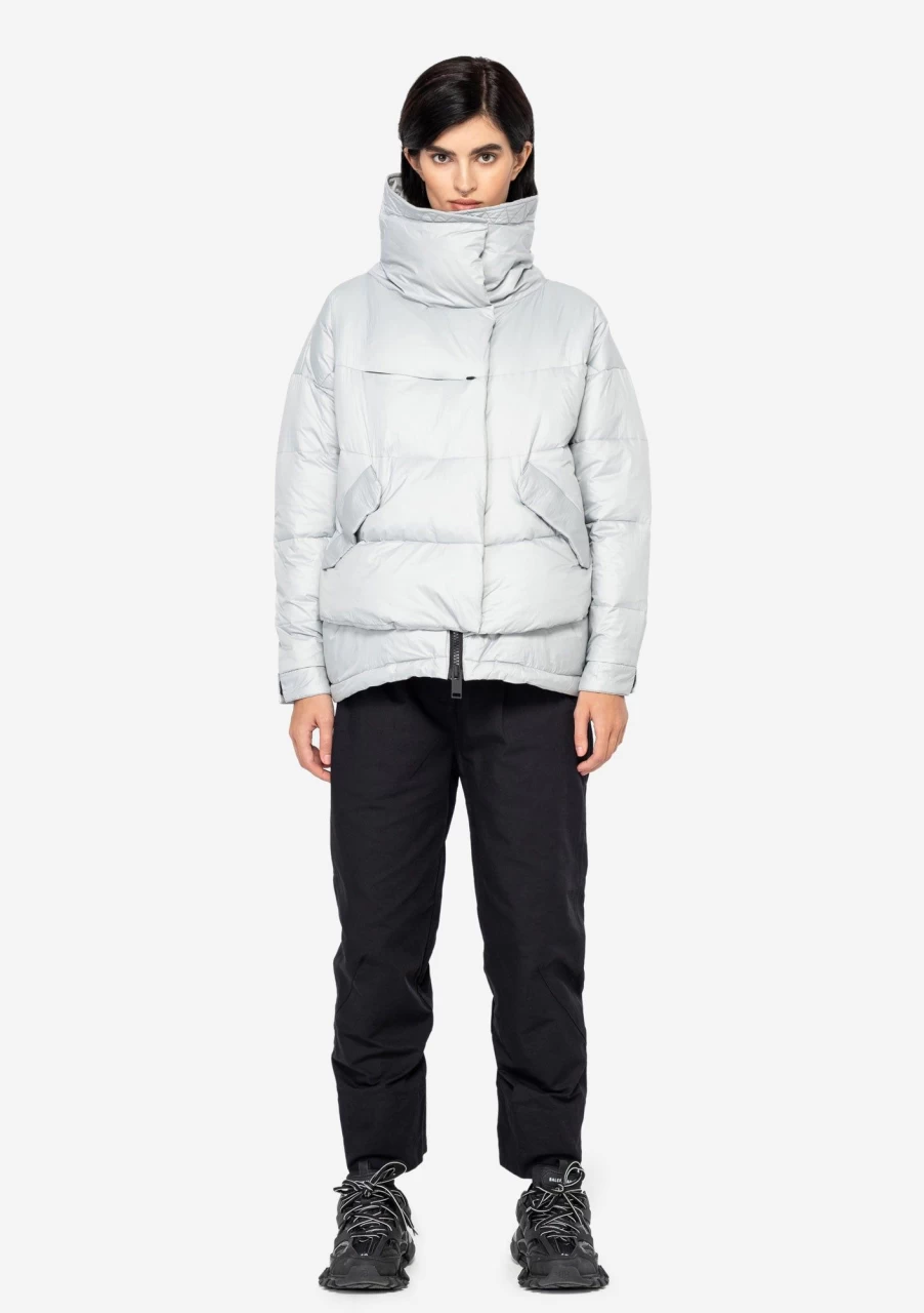 KRAKATAU Amery Lightweight Short Down Jacket for Men and Women - Warm Winter Coat